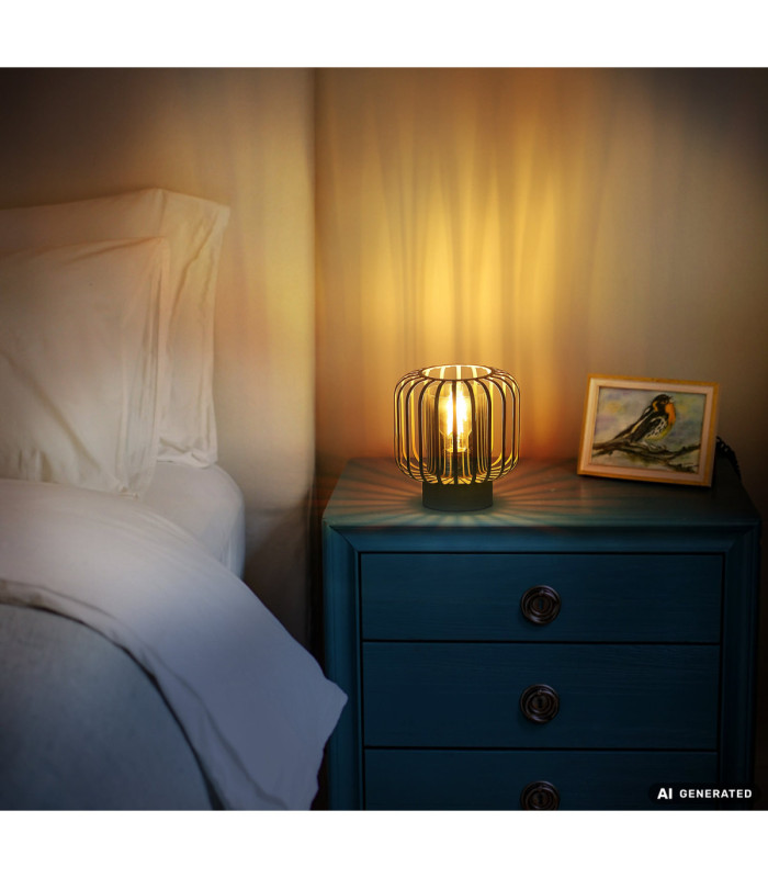 Alfred Table Lamp Matt Sand Colour  1x E27-6
