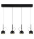 Donovan Integrated LED Bar Pendant Ceiling Light Matt Black 3000K-3