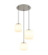 Kladora Cluster Pendant Ceiling Light Matt Nickel 3x E27-1