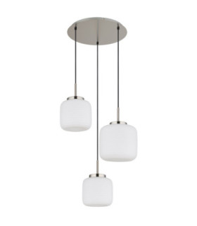 Kladora Cluster Pendant Ceiling Light Matt Nickel 3x E27-2
