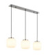 Kladora Bar Pendant Ceiling Light Matt Nickel 3x E27-1