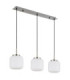 Kladora Bar Pendant Ceiling Light Matt Nickel 3x E27-2