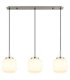 Kladora Bar Pendant Ceiling Light Matt Nickel 3x E27-3