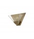 Wall Lamp, 1 Light E14, Antique Brass - 3