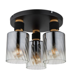 Deckenleuchte Shade Cluster Ceiling Light Matt Black 3x E27-2