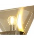 Wall Lamp, 1 Light E14, Antique Brass - 5