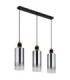 Osborne Bar Pendant Ceiling Light Matt Black 3x E27-2