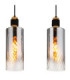 Osborne Bar Pendant Ceiling Light Matt Black 3x E27-4