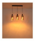 Osborne Bar Pendant Ceiling Light Matt Black 3x E27-5