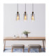 Osborne Bar Pendant Ceiling Light Matt Black 3x E27-6