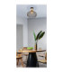 Dorthy Semi Flush Ceiling Light Matt Black 1x E27-5