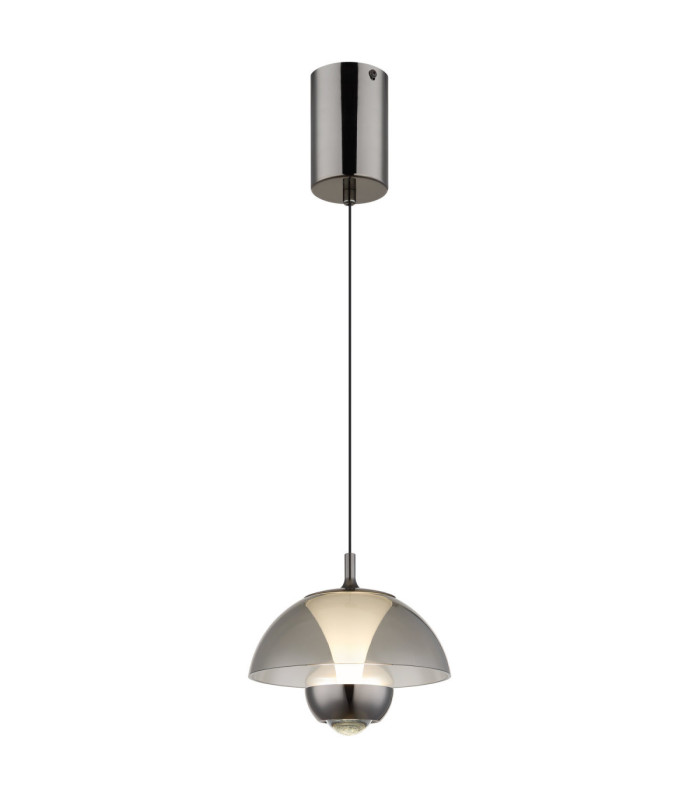 Bernie Integrated LED Dome Pendant Ceiling Light Gunmetal 2700-4000-6500K-1