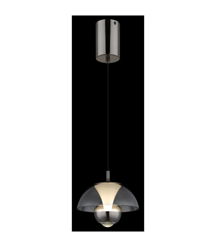 Bernie Integrated LED Dome Pendant Ceiling Light Gunmetal 2700-4000-6500K-3