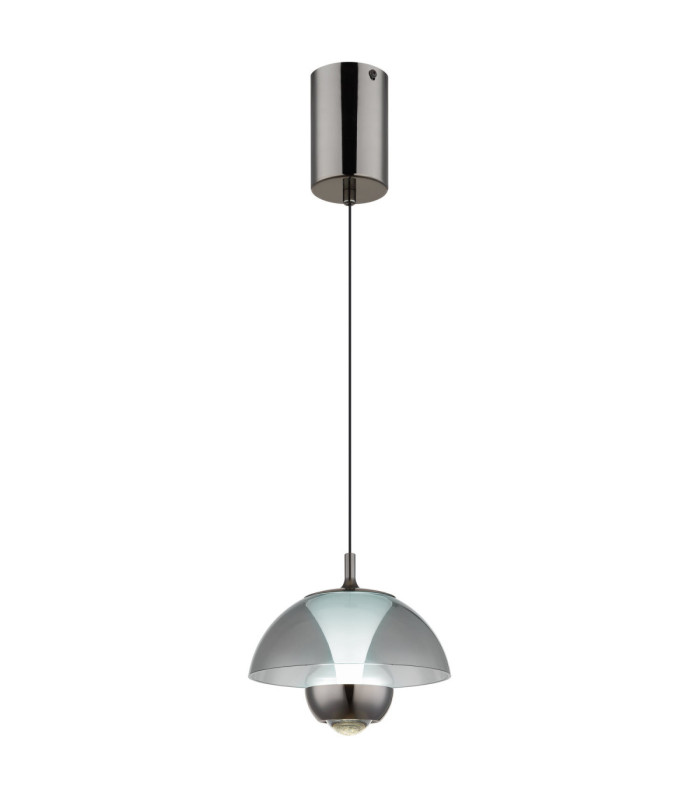 Bernie Integrated LED Dome Pendant Ceiling Light Gunmetal 2700-4000-6500K-5