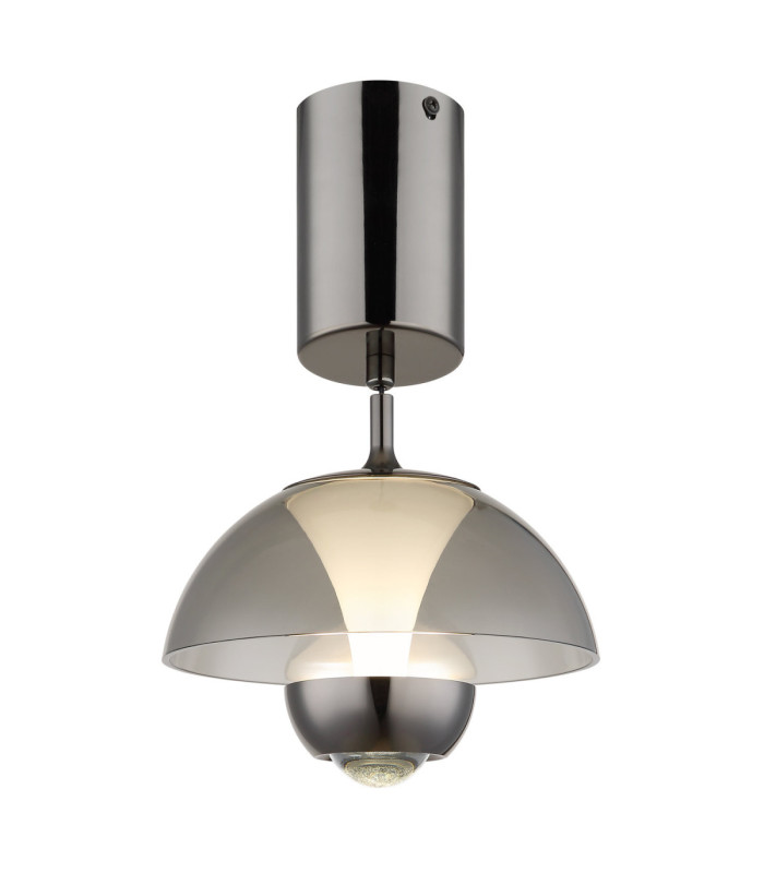 Bernie Integrated LED Dome Pendant Ceiling Light Gunmetal 2700-4000-6500K-6