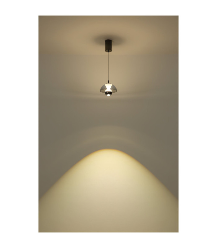 Bernie Integrated LED Dome Pendant Ceiling Light Gunmetal 2700-4000-6500K-7