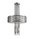 Ceiling Pendant, Semi Ceiling Convertible, 7 x E14, Polished Chrome, Crystal - 5