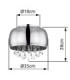 Kalla Ceiling Light Chrome 5x E14-7