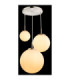 Joel Cluster Pendant Ceiling Light Matt Nickel 3x E27-2