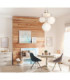 Balla Cluster Pendant Ceiling Light Matt Nickel 5x E27-4