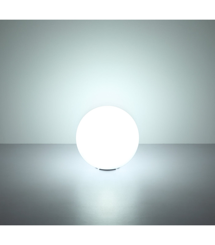 Balla Globe Table Lamp Matt Nickel 1x E27-6