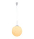 Balla 30cm Globe Pendant Ceiling Light Matt Nickel 1x E27-1