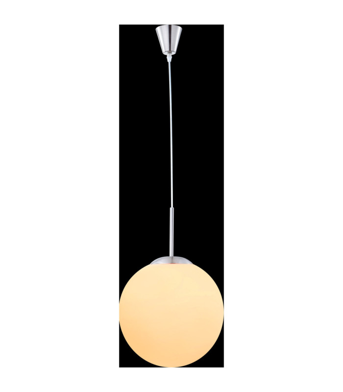 Balla 30cm Globe Pendant Ceiling Light Matt Nickel 1x E27-2