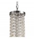 Ceiling Pendant, Semi Ceiling Convertible, 7 x E14, Polished Chrome, Crystal - 8