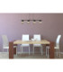 Blama Bar Pendant Ceiling Light Matt Black 4x E27-5