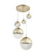Varus Cluster Pendant Ceiling Light Gold Colours 5x E27-1