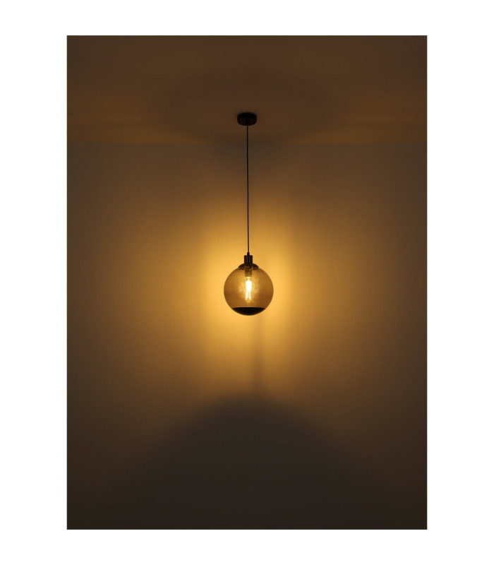 Potter Bar Pendant Ceiling Light Matt Black 4x E27-7