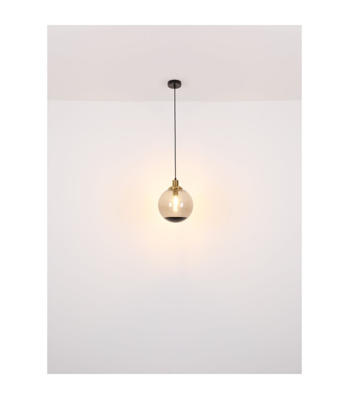 Potter Bar Pendant Ceiling Light Matt Black 4x E27-8