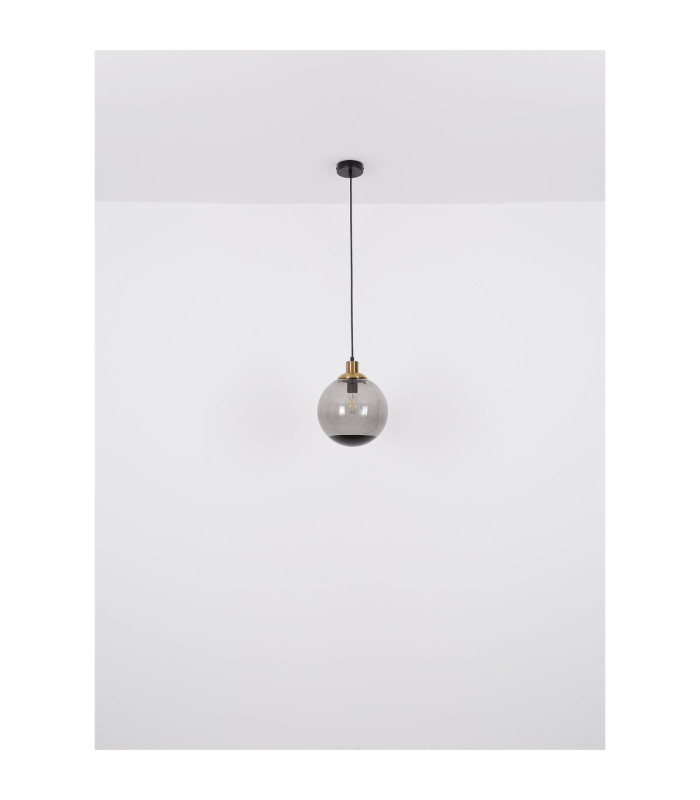 Potter Bar Pendant Ceiling Light Matt Black 4x E27-9