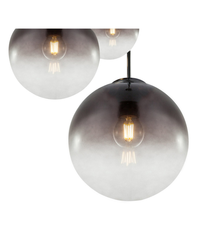 Varus Cluster Pendant Ceiling Light Chrome 3x E27-4