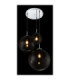 Varus Cluster Pendant Ceiling Light Chrome 3x E27-5