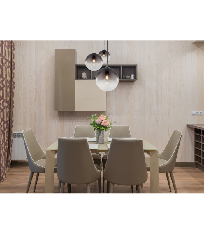 Varus Cluster Pendant Ceiling Light Chrome 3x E27-6