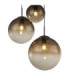 Varus Cluster Pendant Ceiling Light Brown 3x E27-3