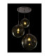 Varus Cluster Pendant Ceiling Light Brown 3x E27-4
