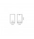 Flush Wall Lamp, 1 x E27, IP54, Graphite Black - 2
