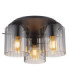 Tiril Shade Cluster Ceiling Light Matt Anthracite 3x E27-1