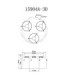 Tiril Shade Cluster Ceiling Light Matt Anthracite 3x E27-3