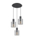 Tiril Cluster Pendant Ceiling Light Matt Anthracite 3x E27-2