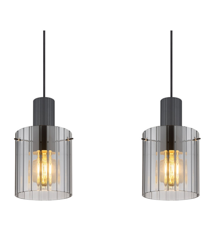 Tiril Bar Pendant Ceiling Light Matt Anthracite 3x E27-4