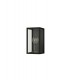 Flush Wall Lamp, 1 x E27, IP54, Graphite Black - 4