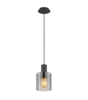 Tiril Slim Pendant Ceiling Light Matt Anthracite 1x E27-1