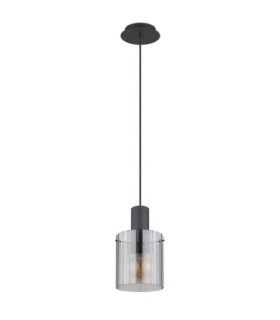 Tiril Slim Pendant Ceiling Light Matt Anthracite 1x E27-2