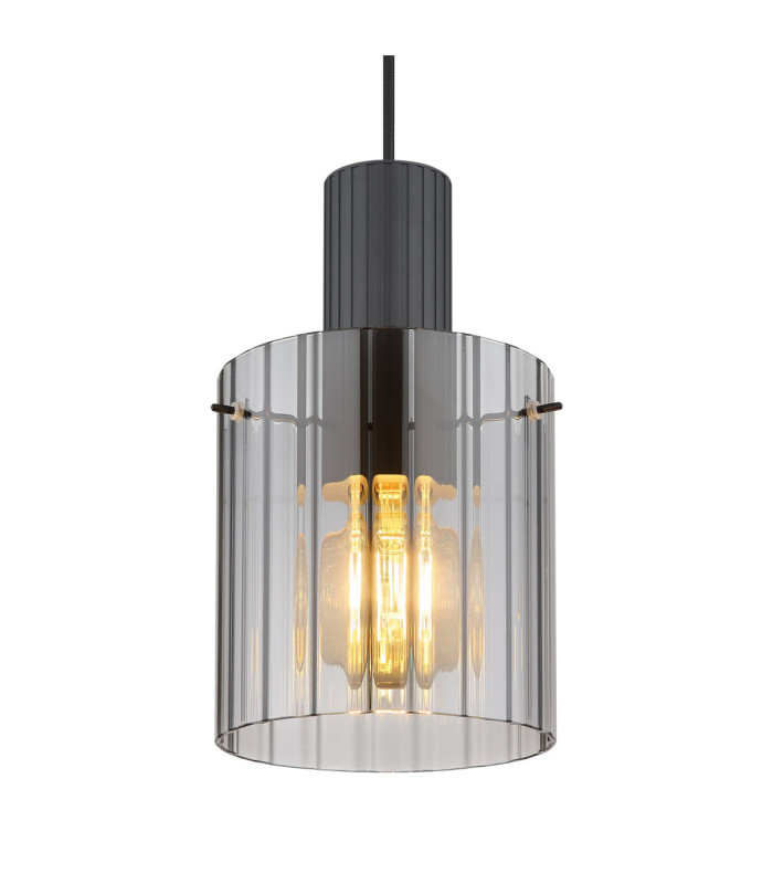 Tiril Slim Pendant Ceiling Light Matt Anthracite 1x E27-3
