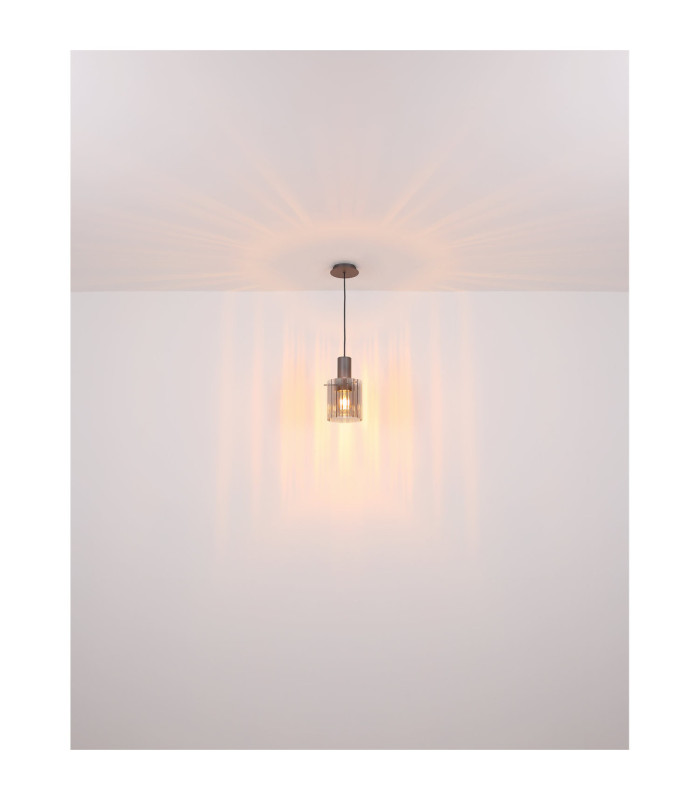 Tiril Slim Pendant Ceiling Light Matt Anthracite 1x E27-5