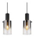 Florentina Bar Pendant Ceiling Light Matt Black 4x E27-4