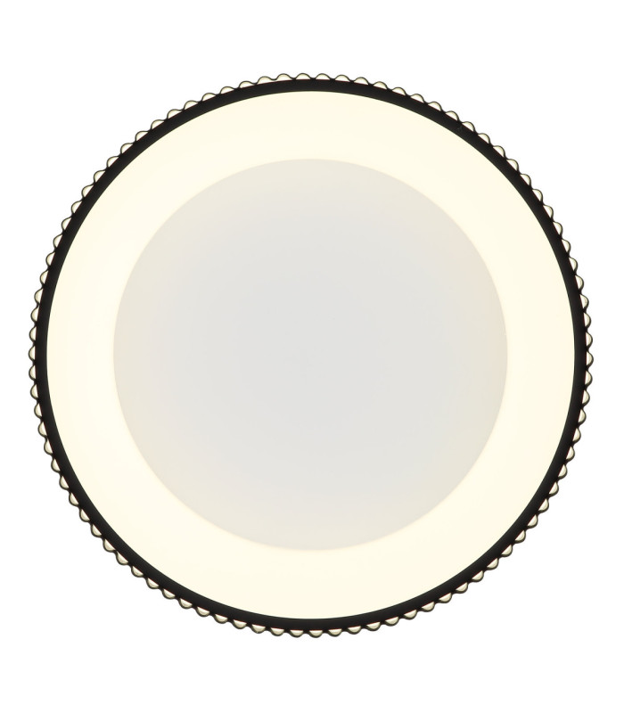 Kemp Integrated LED Cylindrical Ceiling Light Matt Black 2700-4000-6000K-3